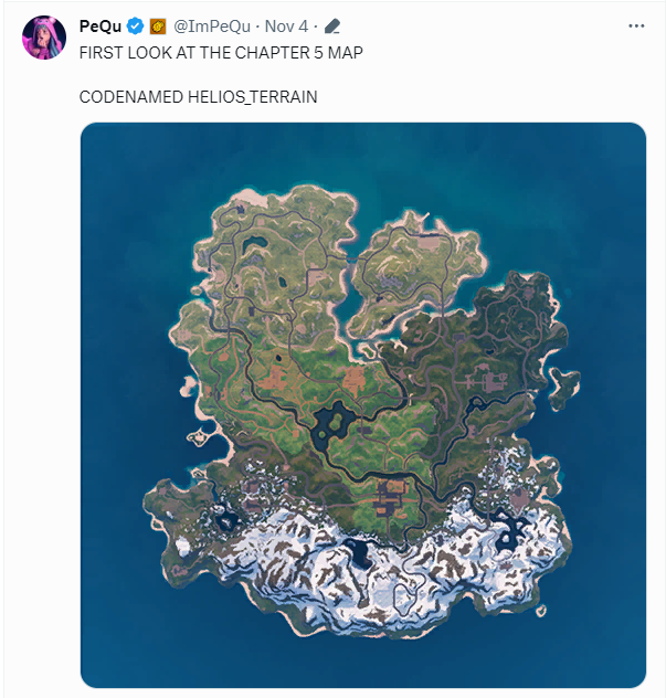 Fortnight Chapter 5 Map [codenamed: Helios_Terrain] Leaked / PowerUp Gamer